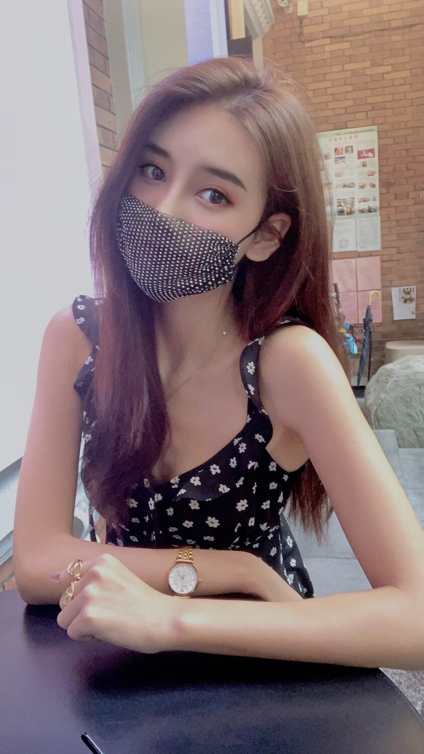 征涩新款带钻口罩抖音同款带钻口罩装饰网钻石闪亮面罩女网红面纱个性