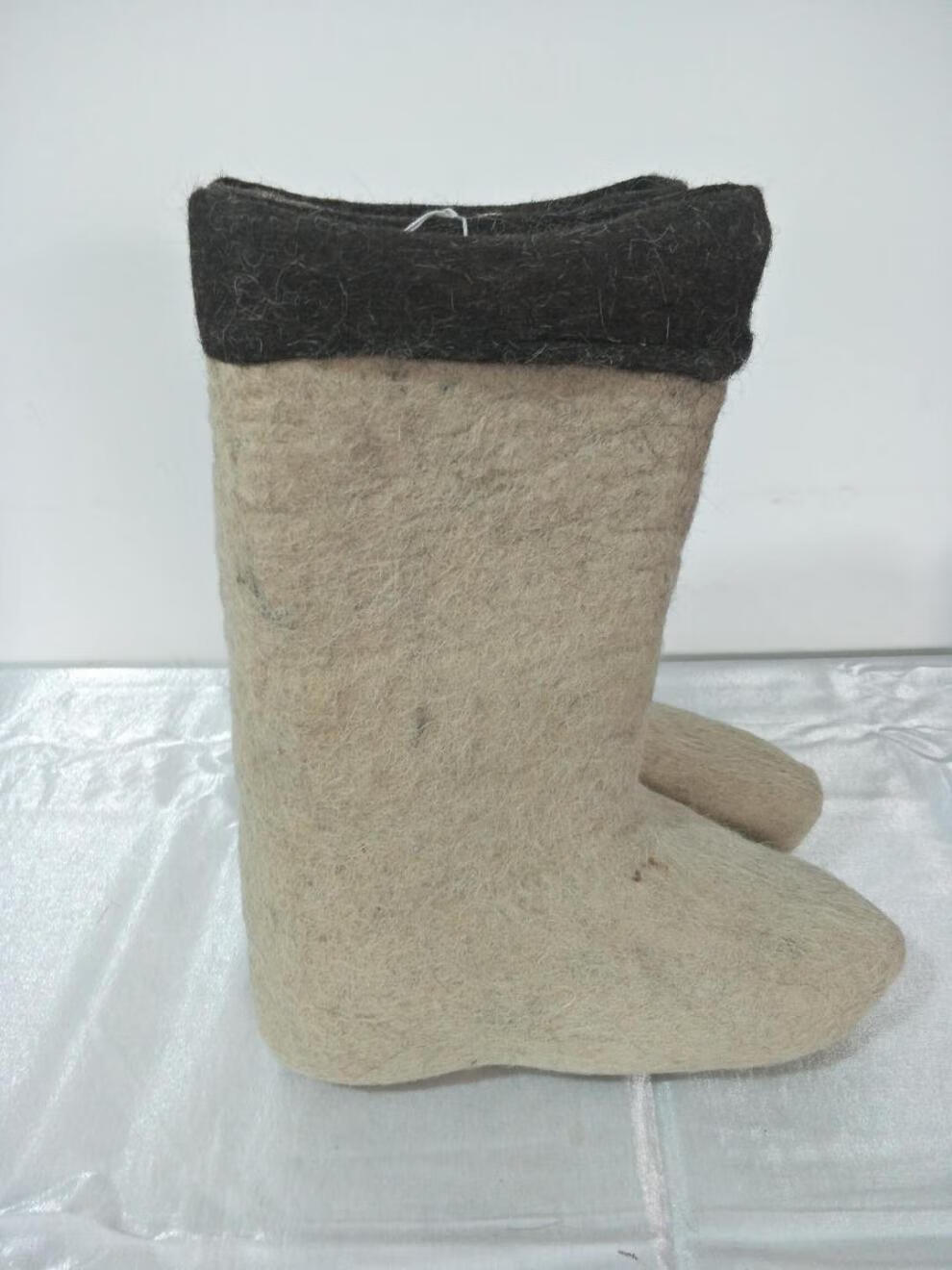 蒙古国原单纯羊毛毡嘎达毡靴蒙古靴子羊毛毡子鞋户外保暖靴子男女