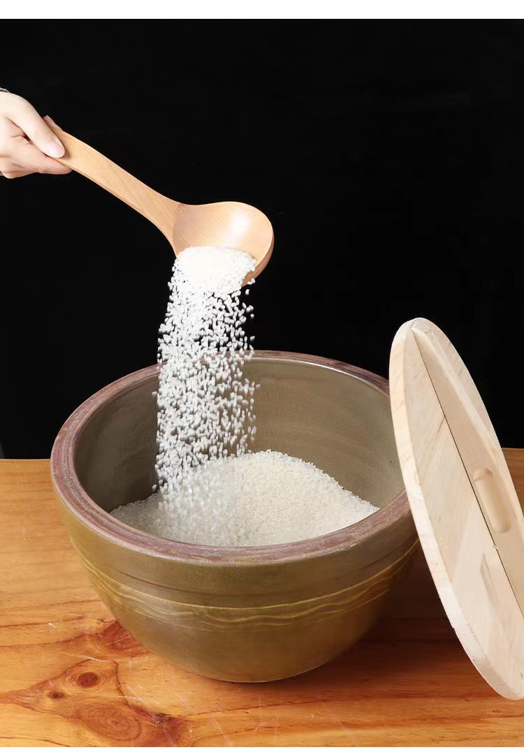 面缸 米缸家用陶瓷老式带盖面缸装面粉五谷防虫防潮加厚腌菜发酵土