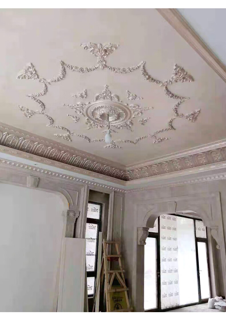 双眼皮石膏线 万立穗华银桥碧桂园同款石膏线成品双眼皮石膏线房间