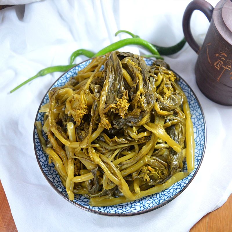 贵州特产兴义油菜苔冲菜油菜苔贞丰油菜苔咸菜下饭菜腌制油菜苔 二斤