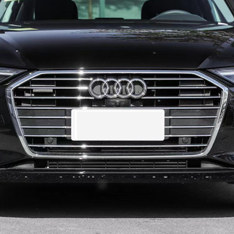 2021款奥迪黑色改装车标19款20款21款a6l中网四驱标quattro标志装饰