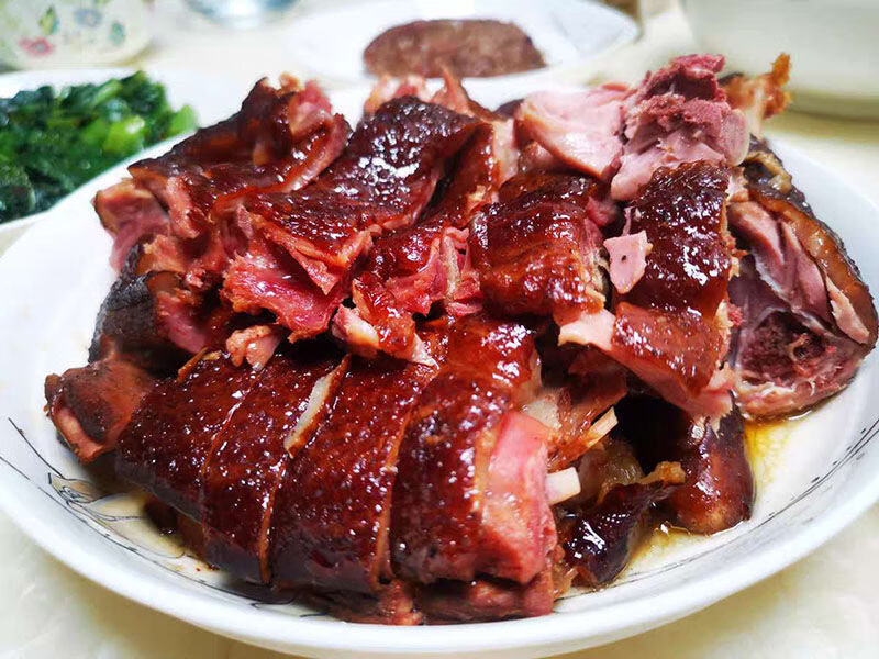 潮汕特产熏鸭脯 舌尖上的美食甘蔗烟熏鸭烤鸭汕头峡山鸭补腊肉 1500g