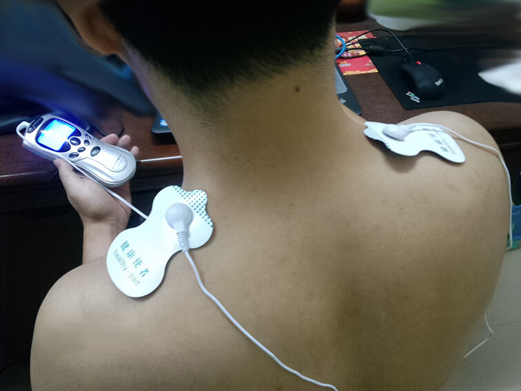 经络按摩仪颈椎按摩器腰椎理疗仪10贴片全身按摩针灸脉冲电疗【图片