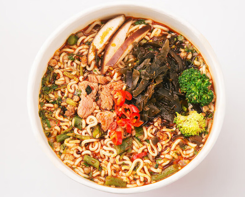 今麦郎麻辣香锅面桶装方便面香锅地道辣面速食泡面五连包24袋整箱装香
