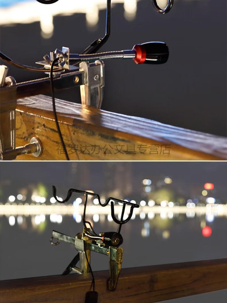 新款钓鱼灯桥筏夜钓灯蓝光灯筏钓竿稍灯变焦钓鱼灯头饵灯钓鱼用品单焦