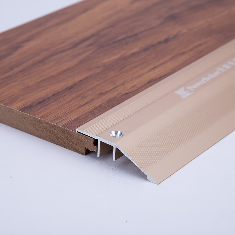 铝合金实木地板压条高低扣平扣单边扣门槛压条地板高低斜坡收边条45