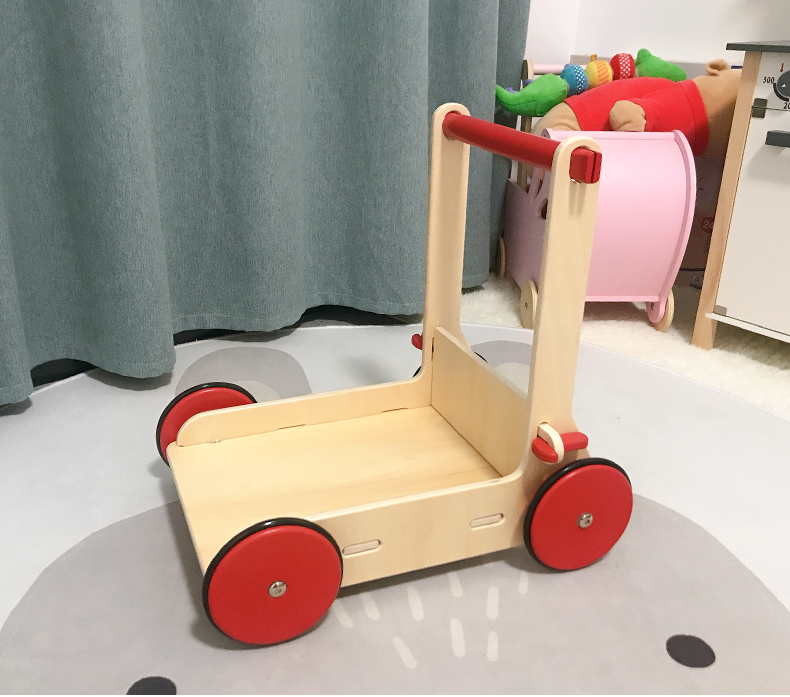 2022新款玩具婴儿童可调速木质学步车手推车玩具多功能防o型腿宝宝学