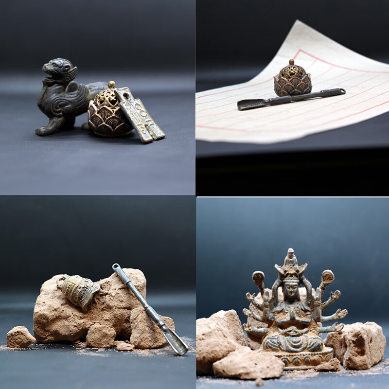 挖掘玩具博物馆考古网红盲盒河南博物馆挖宝藏青铜器小考古家儿童挖掘