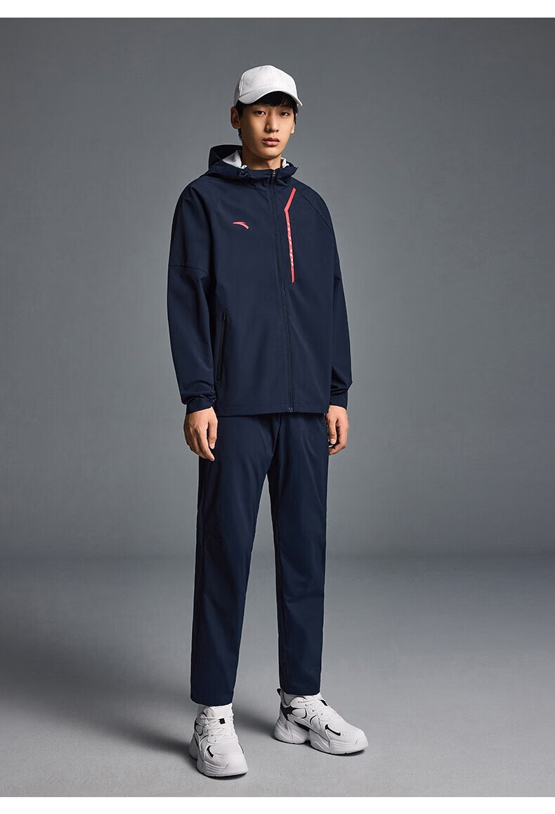 安踏(anta) 运动外套男秋冬季新款梭织外套防风防泼水全天候外衣官方