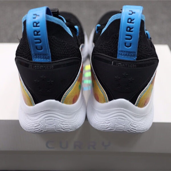 库里8代篮球鞋新款生日配色黑人月黑彩curry糖果紫色中帮实战战靴8白
