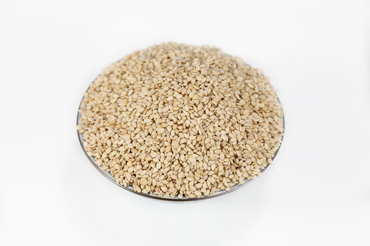 农家自产新芝麻生白芝麻生芝麻带皮白芝麻仁500g