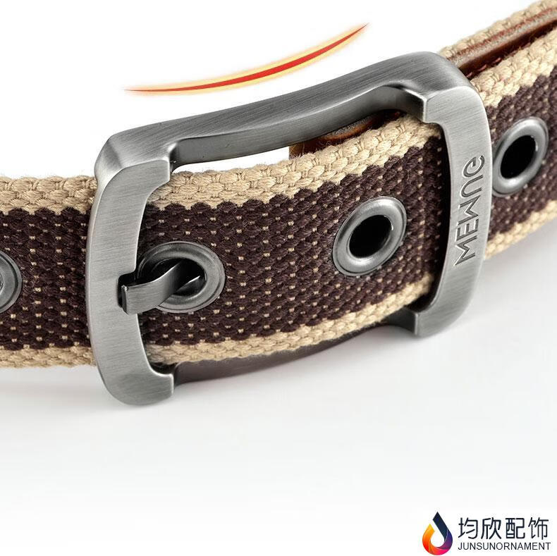 密特骄牛仔裤腰带针扣帆布腰带男士女士皮带学生青年韩版裤带休闲商务