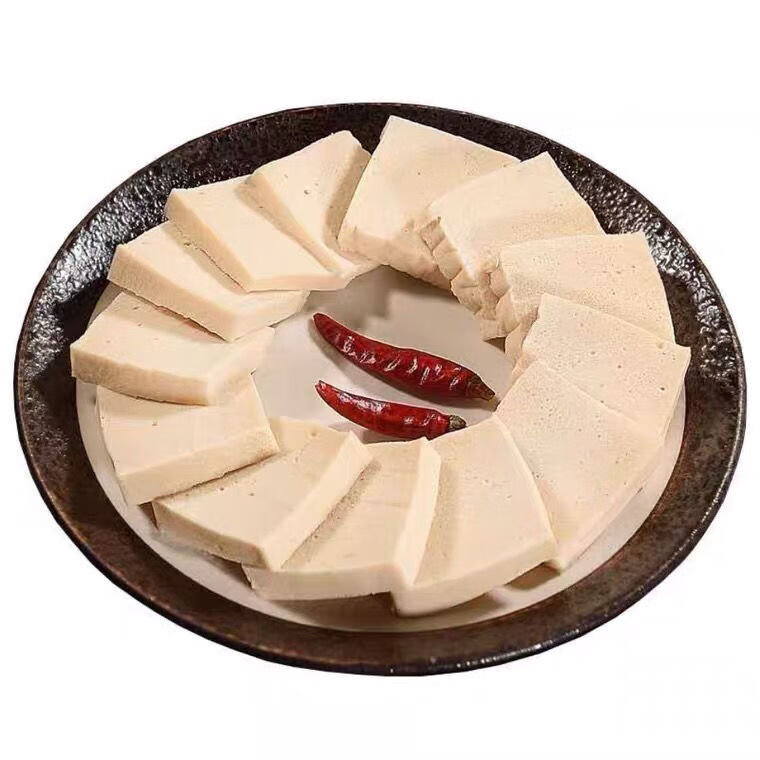 年货原味千叶豆腐块400g 冻豆腐干锅千夜千页豆腐火锅麻辣烫烧烤 千叶