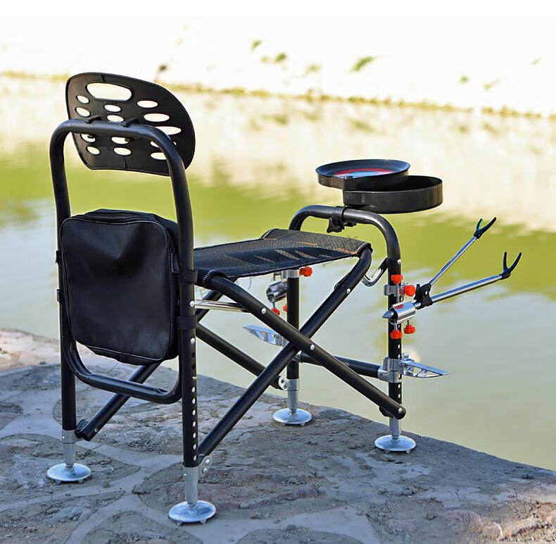 连球2021新款多功能钓鱼椅全地形台钓椅轻便钓鱼椅子折叠便携座椅渔具
