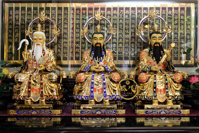 上老君摆件 道教祖师三清道祖元始天尊太上老君纯铜鎏金佛像神像摆件