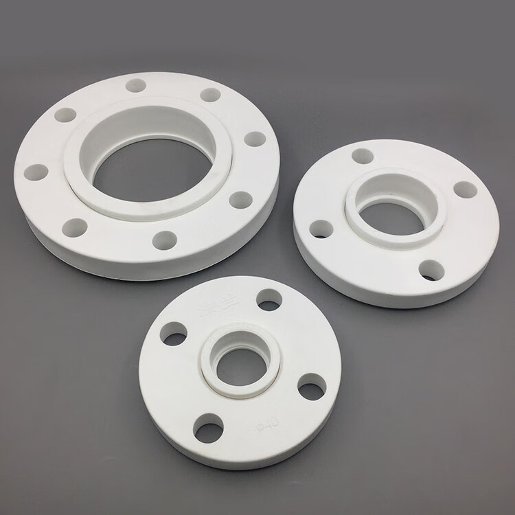 灰色水管配件法兰套法兰片ppr热熔全塑法兰20253290灰色全塑法兰