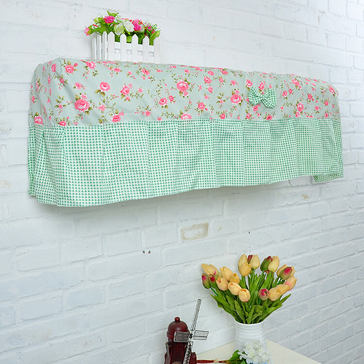 开机不取全包室内挂机罩115p卧室挂式空调罩格力咖格子a全包85cm1p