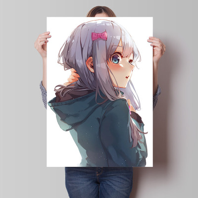 埃罗芒阿老师动漫海报周边二次元和泉纱雾壁纸宿舍卧室超大墙贴纸