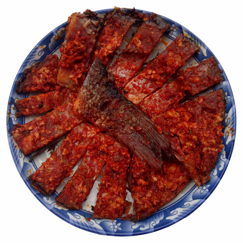 稻花腌鱼贵州农特产小吃稻花鱼黔东南黎平禾花鱼腌鱼十八洞村酸鱼