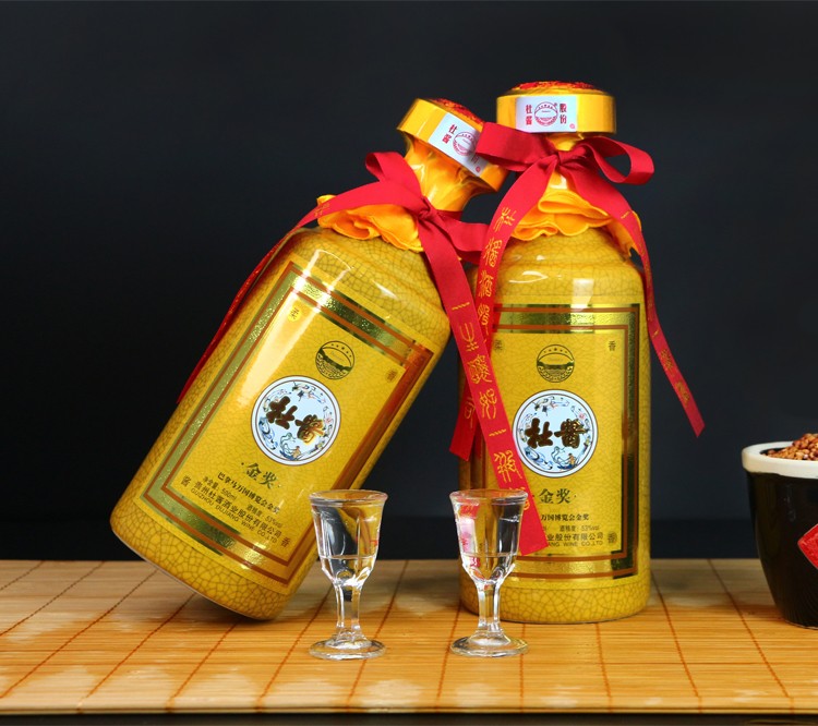 杜酱金奖 53度酱香型白酒 贵州茅台镇纯粮食高粱酒 荣获巴拿马万国