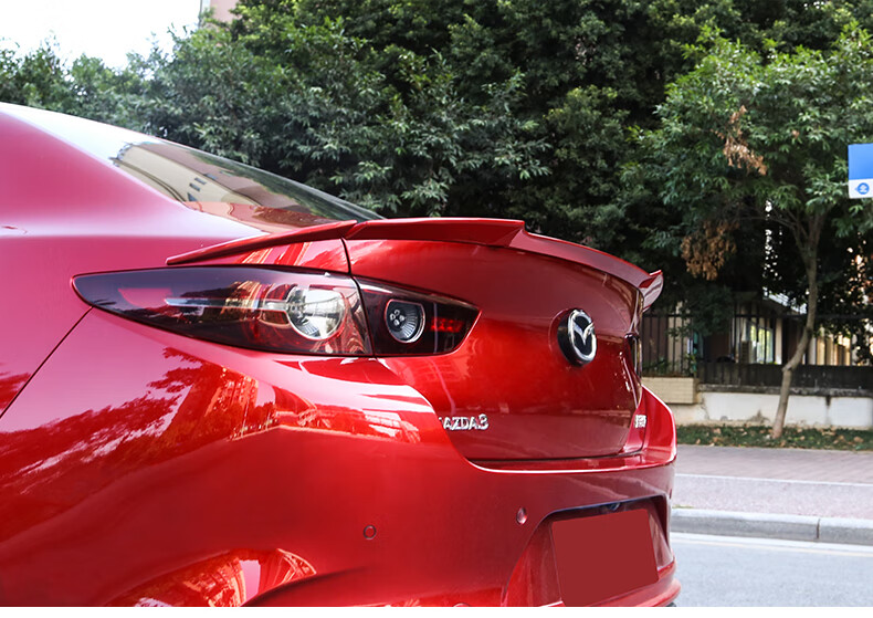 马自达次世代昂克赛拉尾翼适用20-21次时代改装件爆改外观装饰运动免