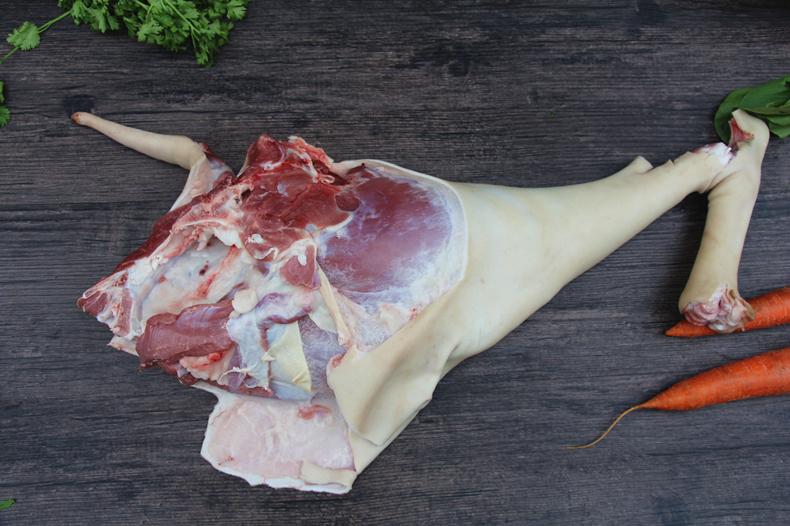 京诗悦 带皮羊腿羊后腿 新鲜羊肉山羊带骨羊肉农家放养现杀生鲜前腿肉