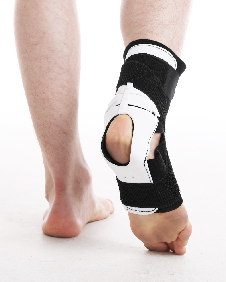 护踝防崴脚保护套固定男女运动护具关节保护固定器 白色【左脚】 s