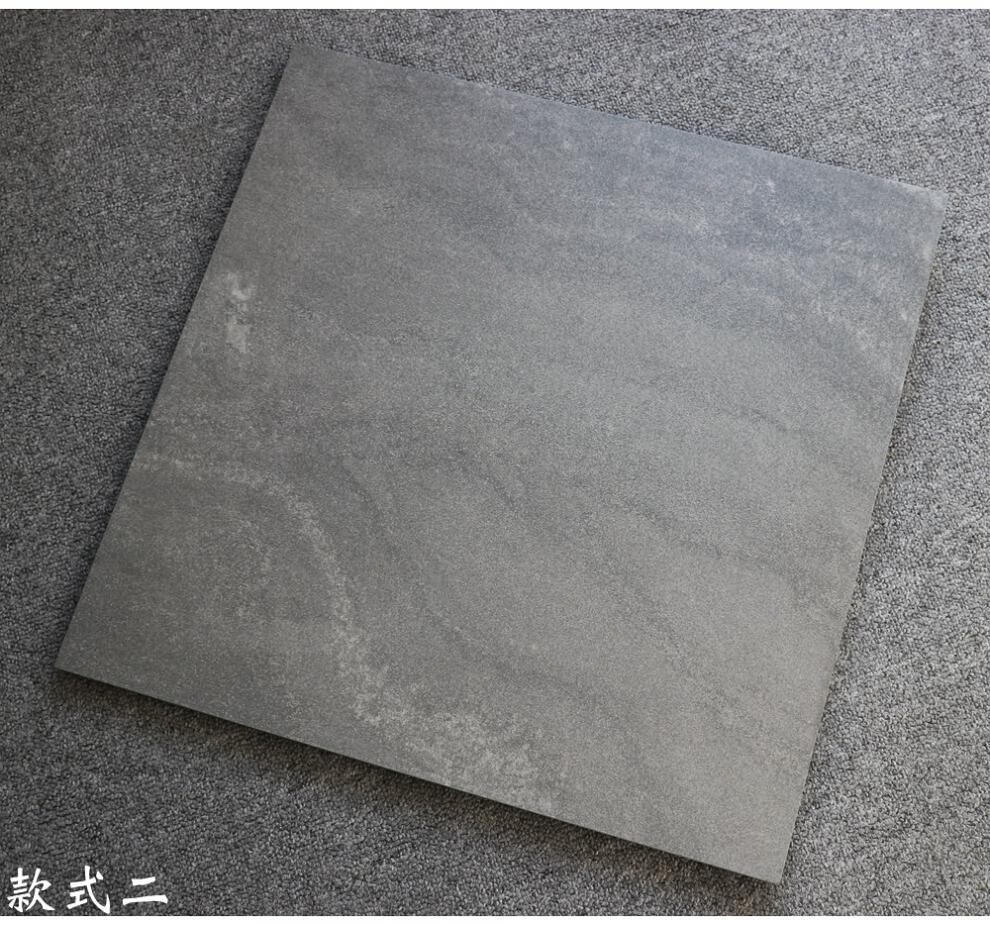 灰色通体砂岩瓷砖600x600仿古砖民宿卫生间墙砖餐厅磨砂防滑地砖 款式