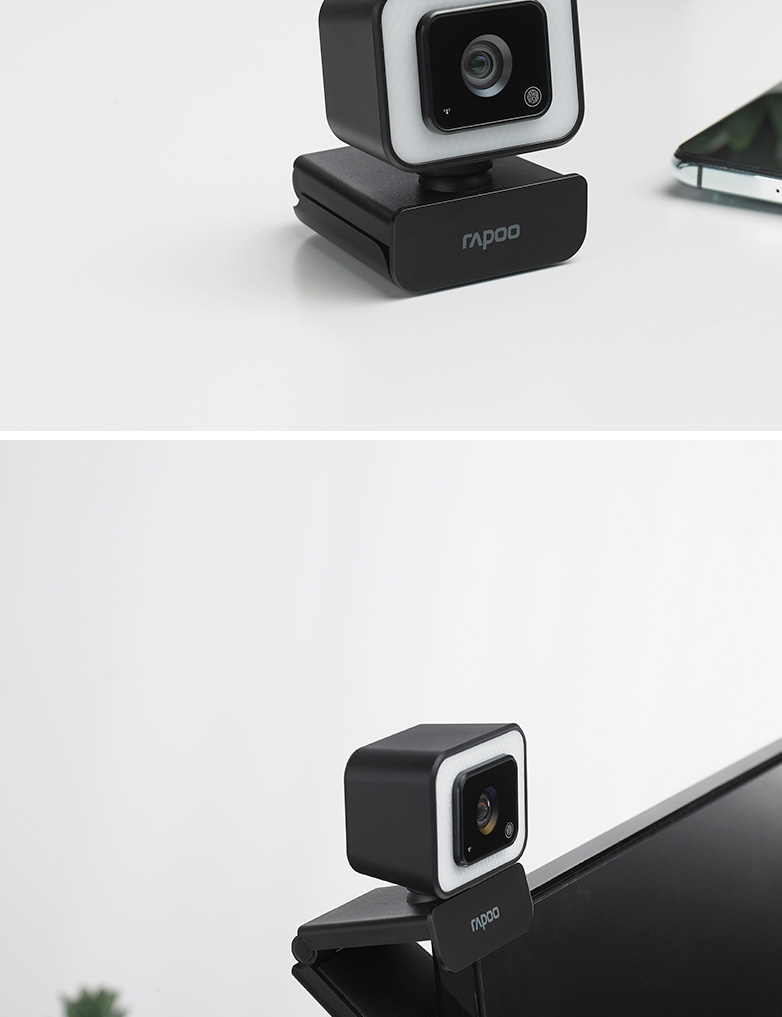 雷柏通用c270l usb外置摄像头高清复试1080p外接电脑笔记本美颜视网课