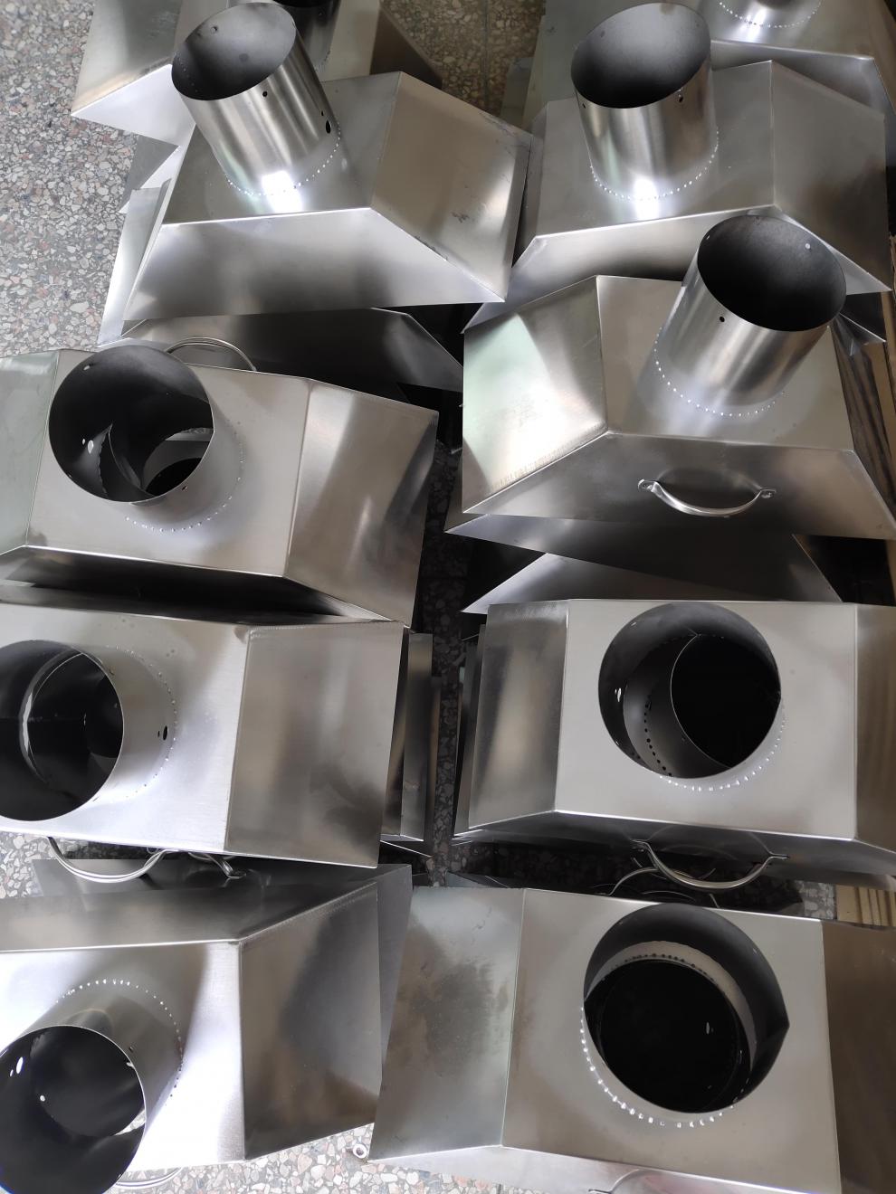 定制定制工业不锈钢除尘吸烟罩大口径废气处理设备实验室原子集气罩