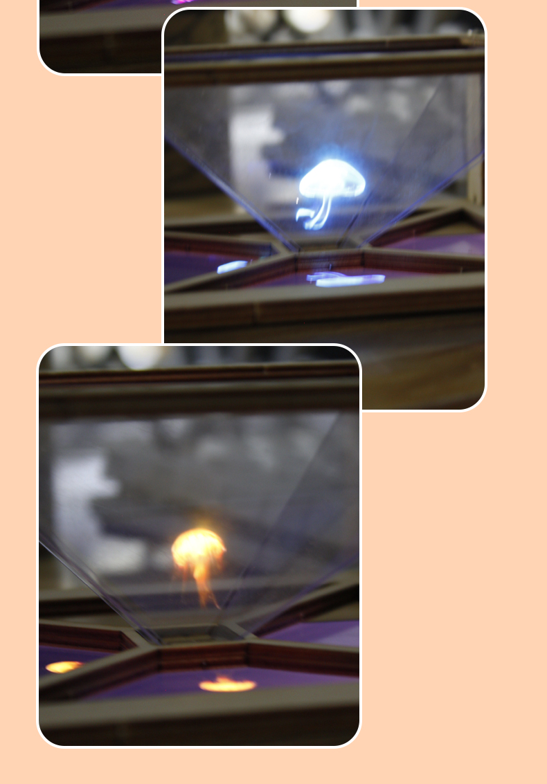 科学小手工制作3d全息投影仪小学生幼儿园科学实验小发明diy材料 材料