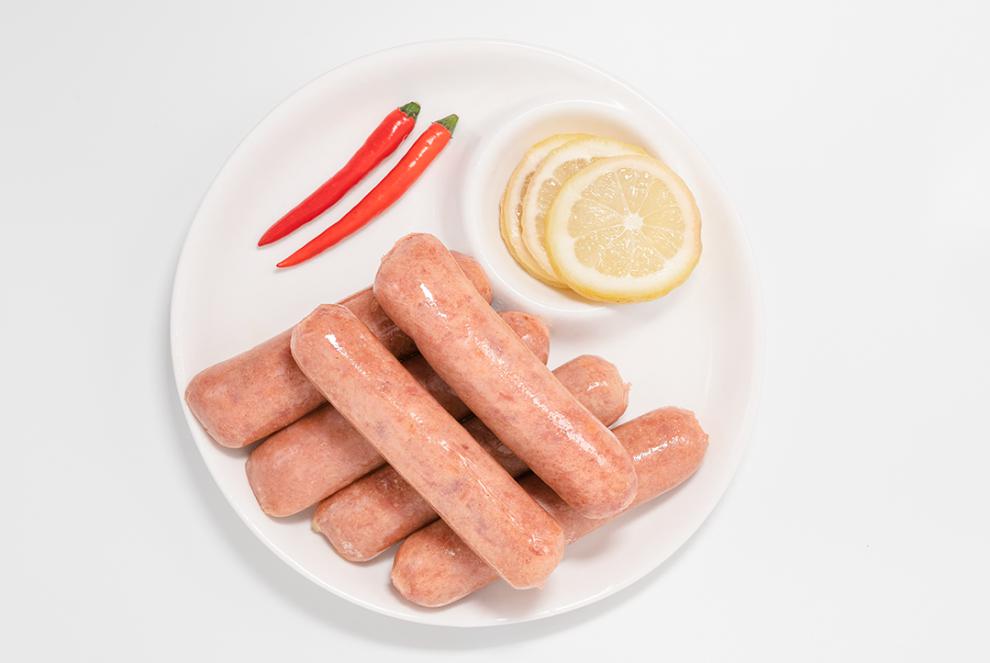 厂价不二家鲜肉香肠纯肉烤肠原味黑胡椒台式热狗香肠鲜肉肠714克根224