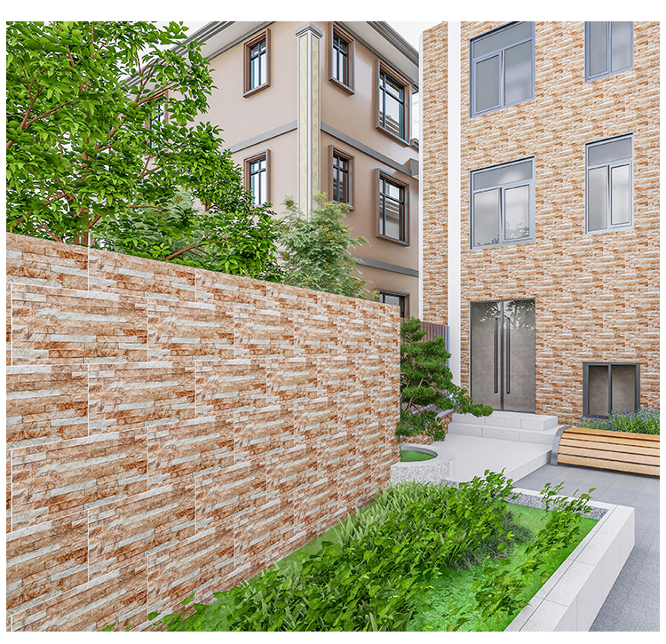 别墅外墙瓷砖300x600乡村自建房文化石外墙砖室外庭院