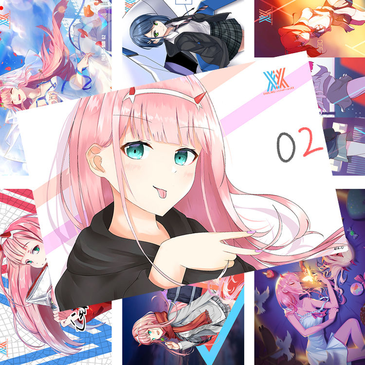 franxx广 02 莓 宿舍超大高清墙纸纸玫瑰 【国家队】e版 【高清海报一