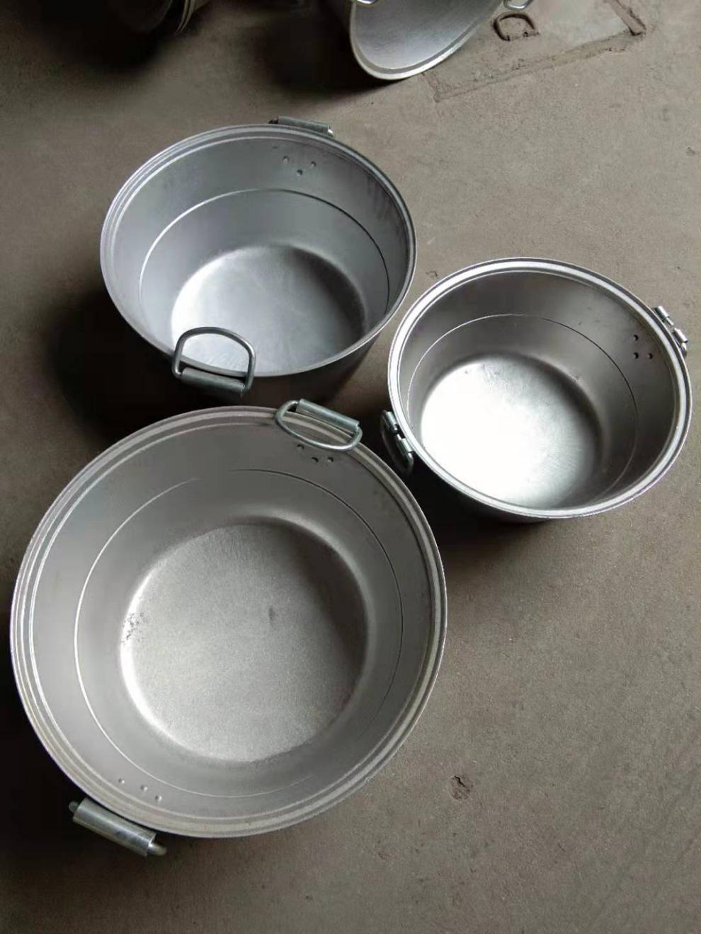 铝锅加厚传统铝锅大号卤肉锅商用汤锅老式加厚铝蒸锅生铝锅胡辣汤锅45