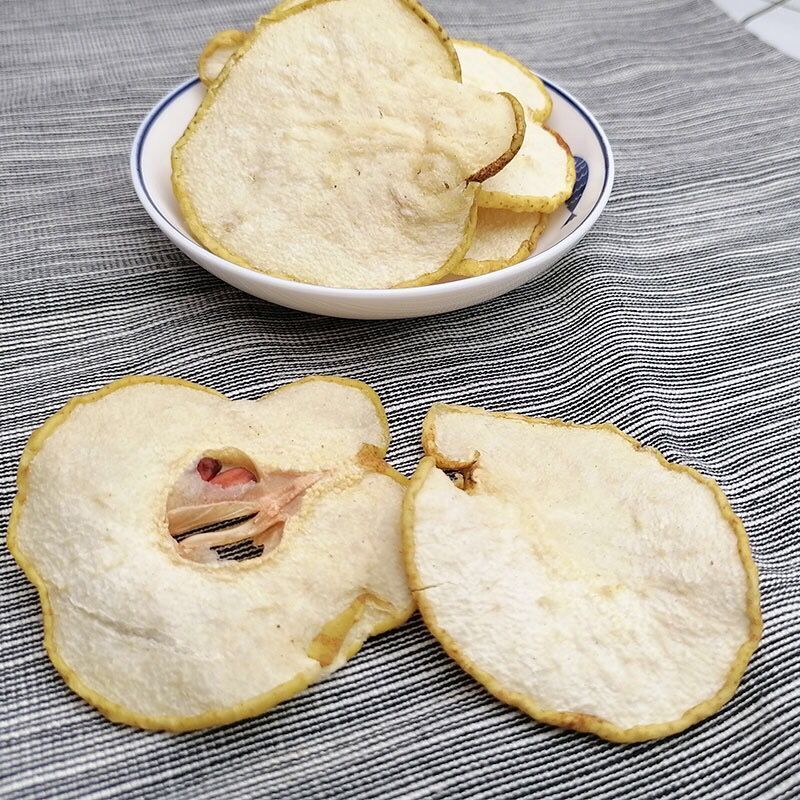 雪梨干咳润喉干雪梨片香梨片糖水煲汤干梨子片精选雪梨干泡水果茶