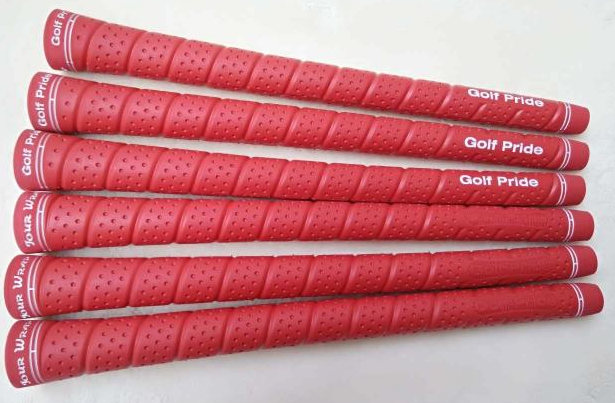 用品球杆握把男女款铁木杆橡胶防滑把手高尔夫套杆握把 红色【图片