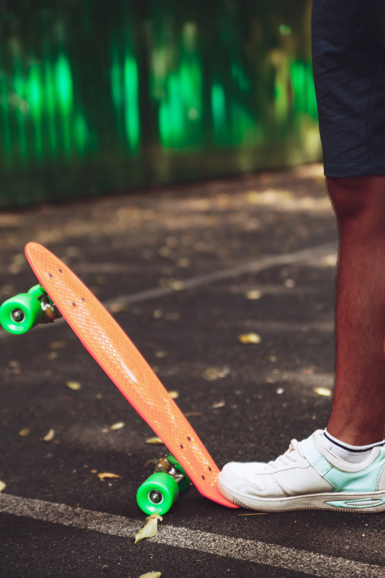 penny小鱼板进口小鱼板滑板初学者代步刷街男女生潮人香蕉板2227寸