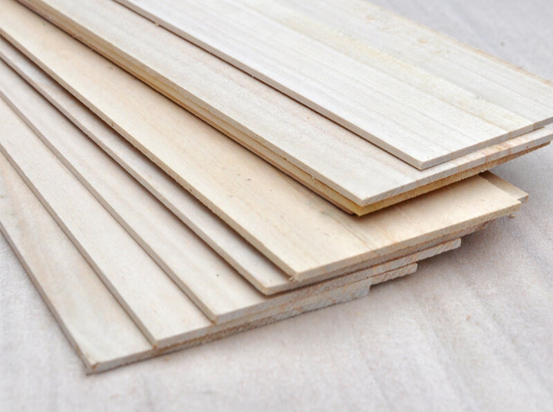 diy手工建筑模型材料沙盘桐木片桐木板桐木条轻木片木质飞机 250mm*