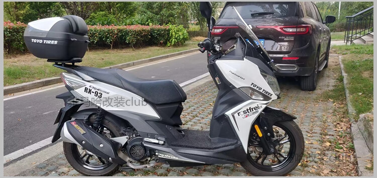 雅马哈新巡鹰125适用于巡鹰125胖头鱼改装风挡jym125t3巡弋150180可调