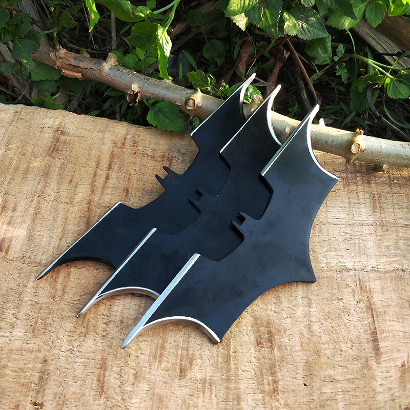 腾轩飞刀飞镖蝙蝠镖暗黑蝙蝠侠玩具黑暗骑士收藏蝙蝠飞镖柳叶飞针传统