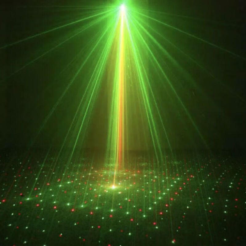 户外室外满天星星月亮图案激光镭射灯草坪景观七彩家用外墙上广告