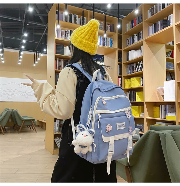 初中女生书包韩版学院风大容量网红书包高中女生高颜值ins少女心初中