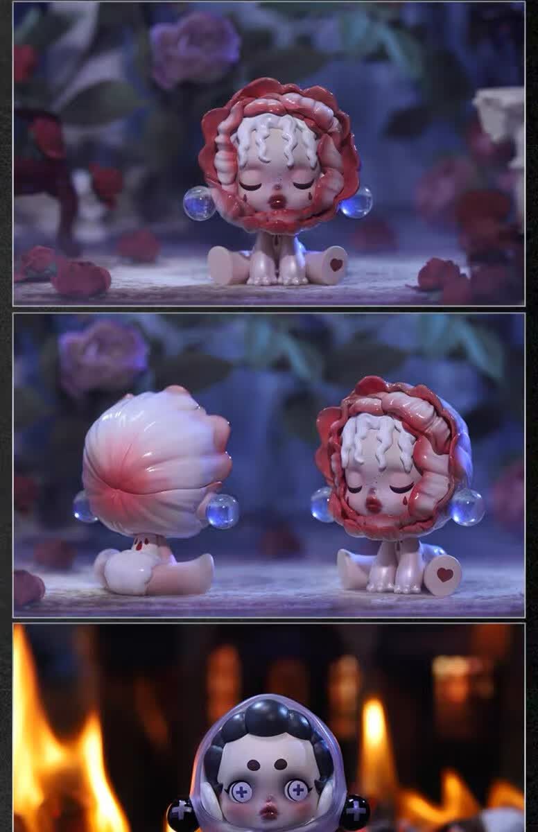 popmart泡泡玛特skullpandasp密林古堡系列盲盒 吸血鬼 保证,一经售出