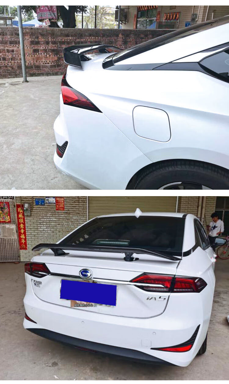 广汽传祺新能源aion s/lx尾翼ia5埃安免打孔飞机翼无损粘贴跑车翼 ed