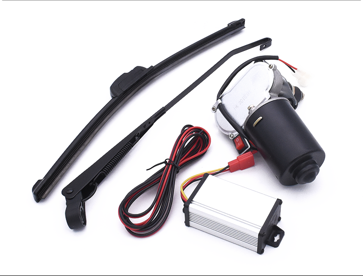 电瓶三轮车雨刷器棚车雨刮器总成雨刷雨刮手动雨刷器定制12v电机雨刷2