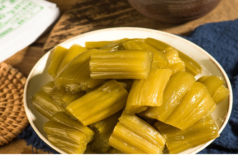 臭菜梗洪杆永嘉台州腌菜梗酸芥菜心泡菜蒂头下饭菜芥菜梗5斤装家庭装