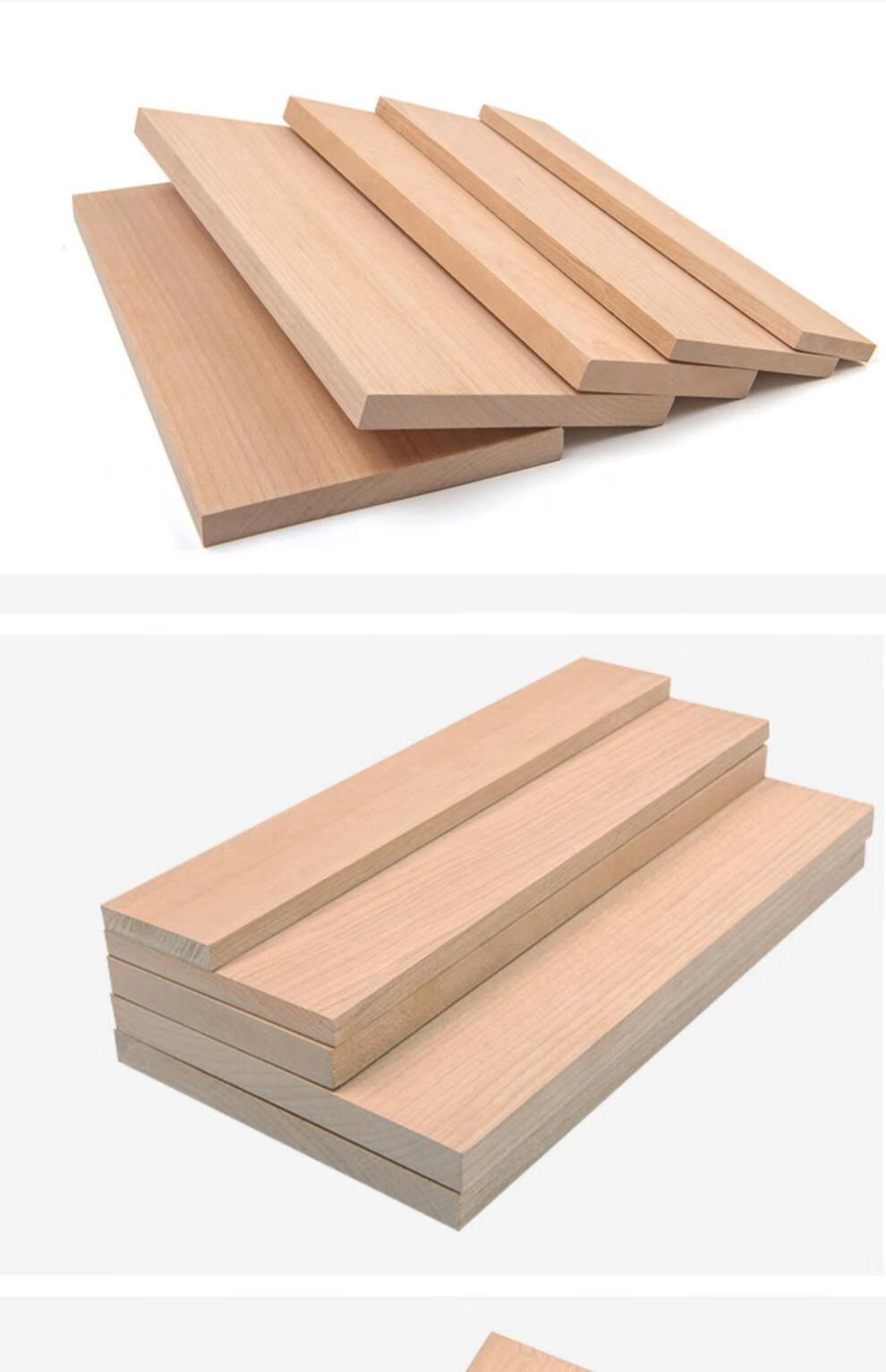 美国红樱桃实木板材樱桃木木料桌面定制薄板薄片木板片实木薄木板