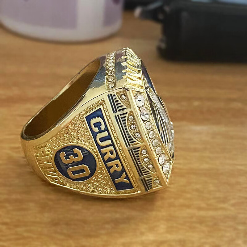 《2022年勇士队总冠军戒指 库里汤普森水花兄弟球迷版纪念生日礼物